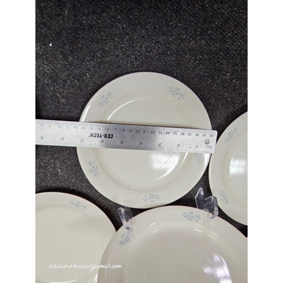 6pcs- Salad Plate Lace Bouquet (Corelle) by CORNING - Picture 4 of 7